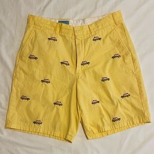 *SOLD* Castaway Nantucket Island Embroidered Car Shorts Sz 35 read disc.